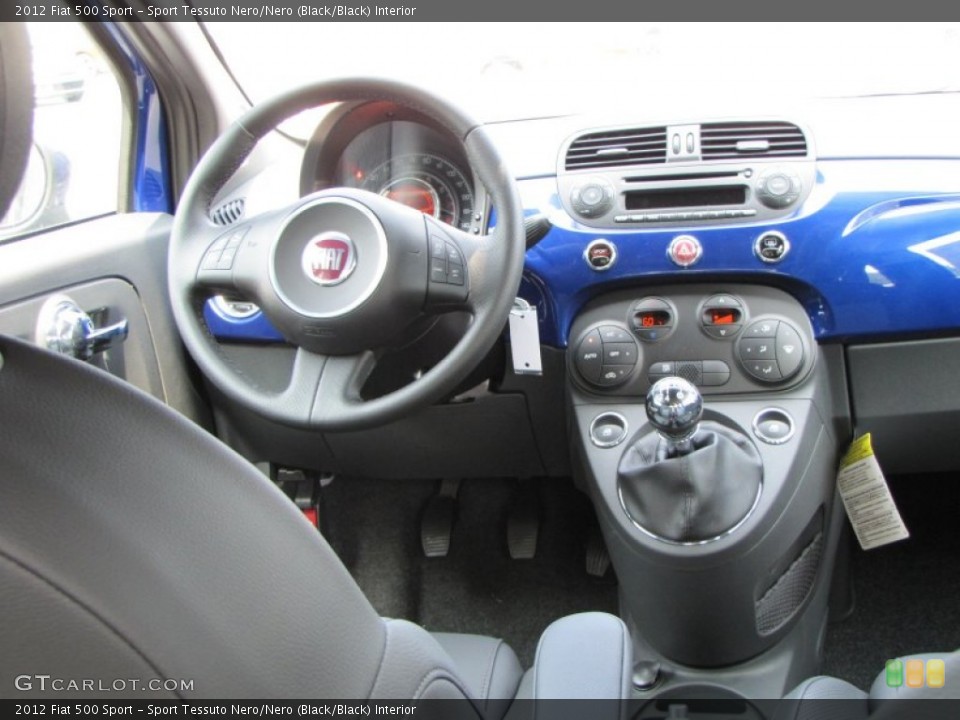 Sport Tessuto Nero/Nero (Black/Black) Interior Dashboard for the 2012 Fiat 500 Sport #56329857