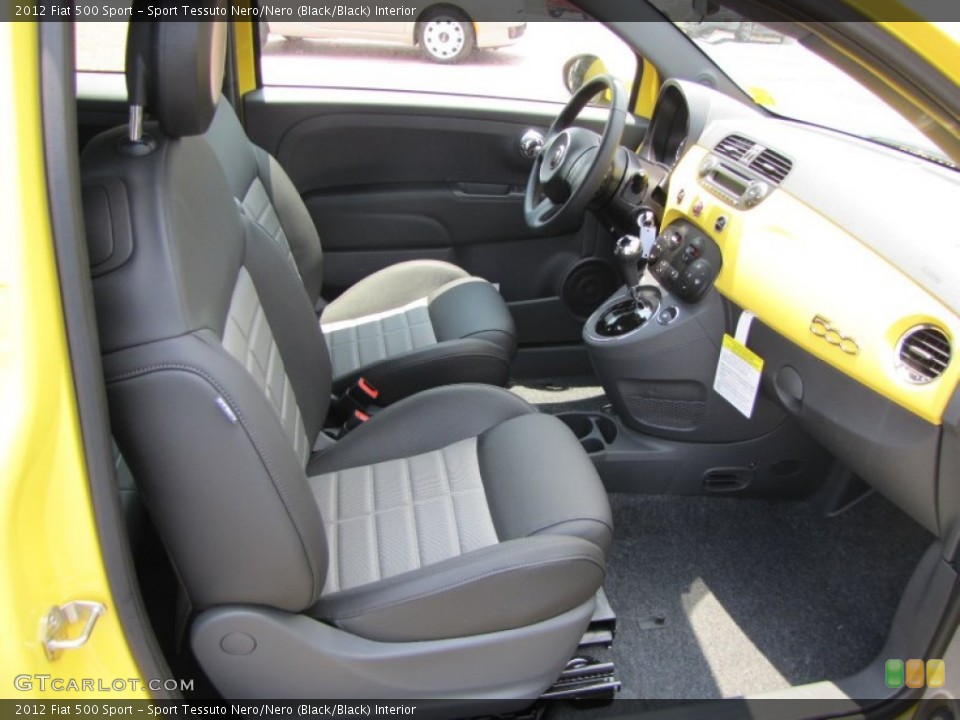 Sport Tessuto Nero/Nero (Black/Black) Interior Photo for the 2012 Fiat 500 Sport #56329958