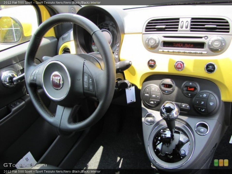 Sport Tessuto Nero/Nero (Black/Black) Interior Dashboard for the 2012 Fiat 500 Sport #56329971