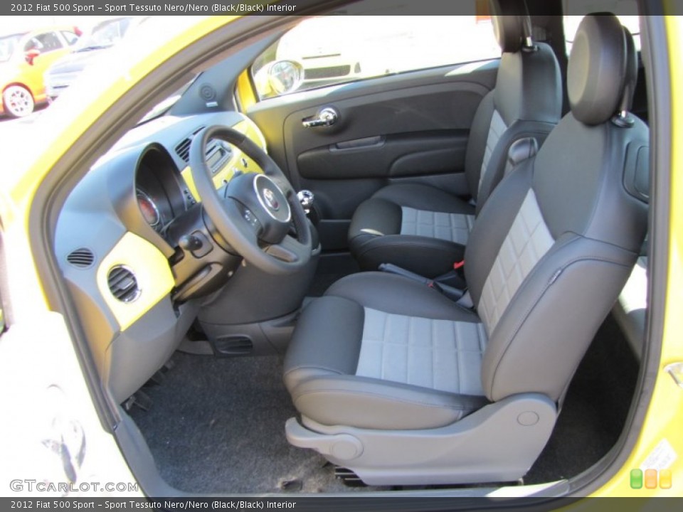 Sport Tessuto Nero/Nero (Black/Black) Interior Photo for the 2012 Fiat 500 Sport #56330037