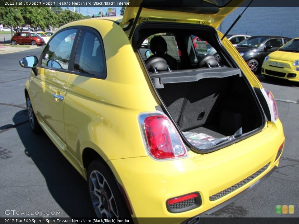 Sport Tessuto Nero/Nero (Black/Black) Interior Trunk for the 2012 Fiat 500 Sport #56330049