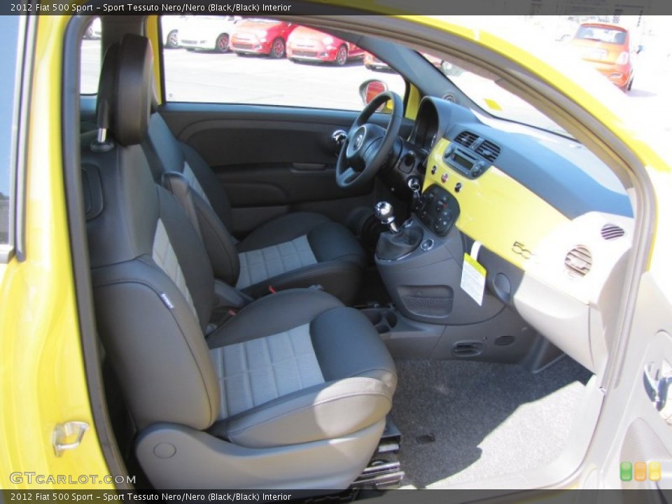 Sport Tessuto Nero/Nero (Black/Black) Interior Photo for the 2012 Fiat 500 Sport #56330067