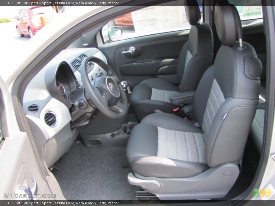 Sport Tessuto Nero/Nero (Black/Black) Interior Photo for the 2012 Fiat 500 Sport #56330127