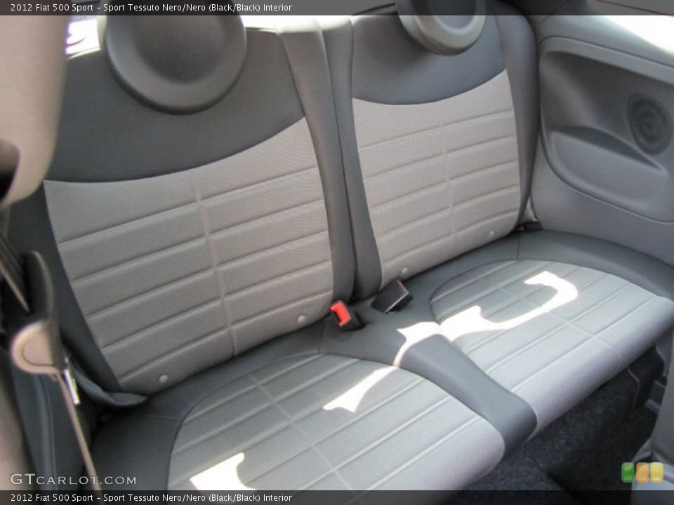 Sport Tessuto Nero/Nero (Black/Black) Interior Photo for the 2012 Fiat 500 Sport #56330148