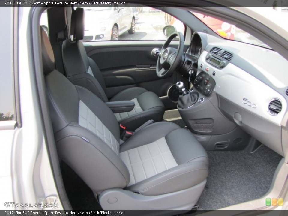 Sport Tessuto Nero/Nero (Black/Black) Interior Photo for the 2012 Fiat 500 Sport #56330160