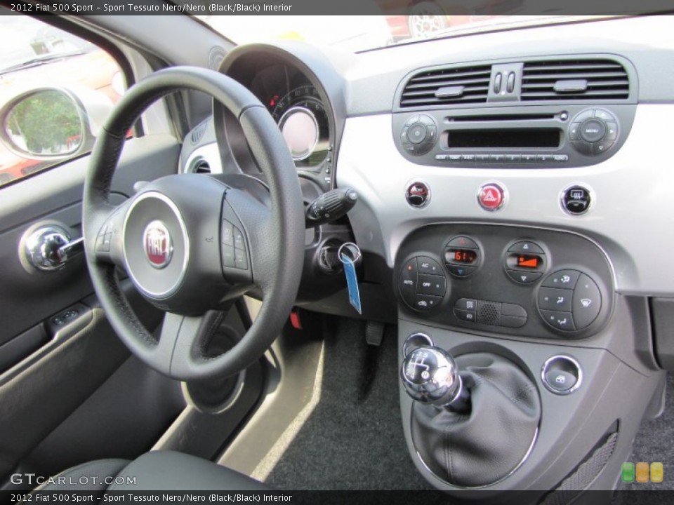 Sport Tessuto Nero/Nero (Black/Black) Interior Dashboard for the 2012 Fiat 500 Sport #56330169
