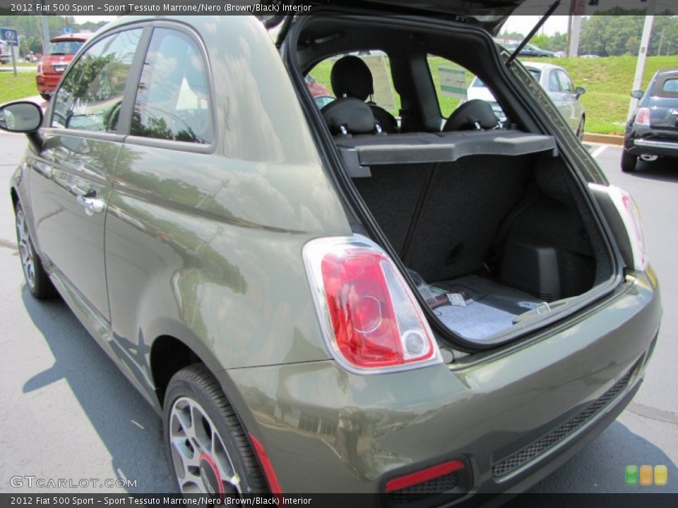 Sport Tessuto Marrone/Nero (Brown/Black) Interior Trunk for the 2012 Fiat 500 Sport #56330250