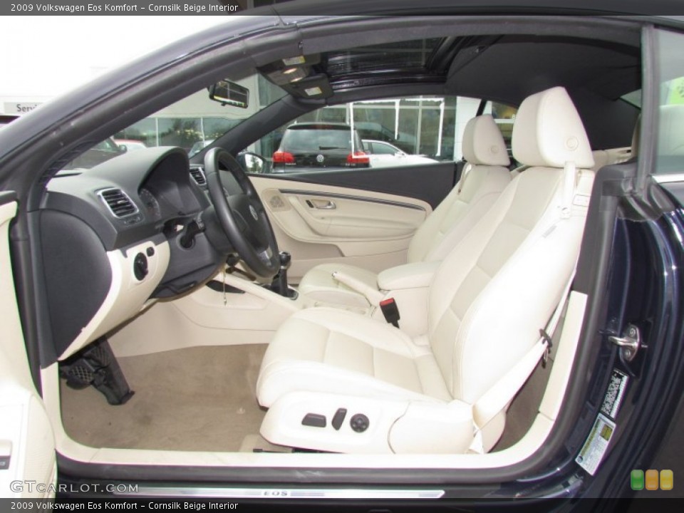 Cornsilk Beige Interior Photo for the 2009 Volkswagen Eos Komfort #56330361