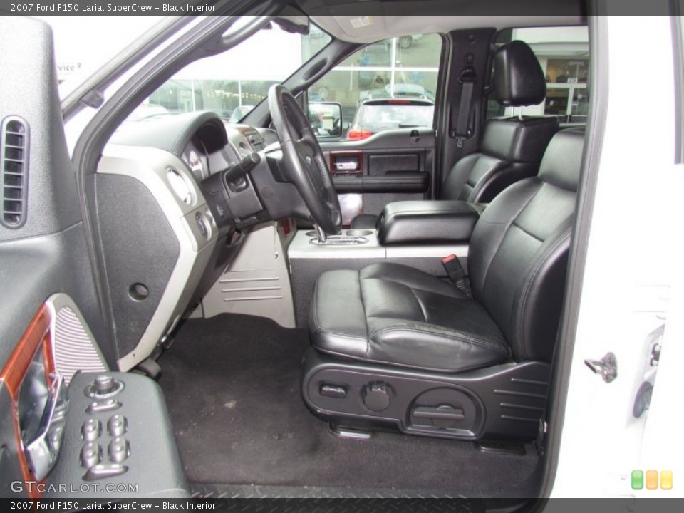 Black Interior Photo for the 2007 Ford F150 Lariat SuperCrew #56330736