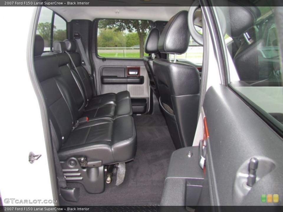 Black Interior Photo for the 2007 Ford F150 Lariat SuperCrew #56330754