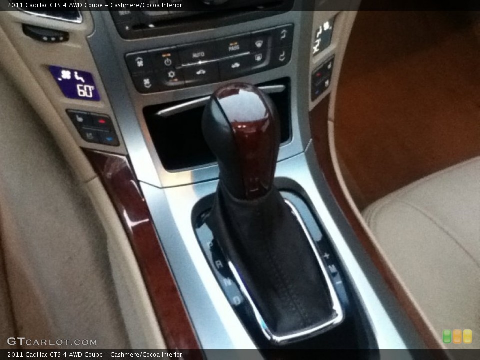 Cashmere/Cocoa Interior Transmission for the 2011 Cadillac CTS 4 AWD Coupe #56330790