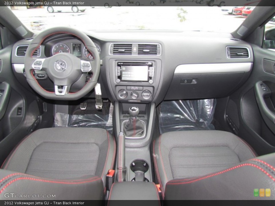 Titan Black Interior Dashboard for the 2012 Volkswagen Jetta GLI #56332050