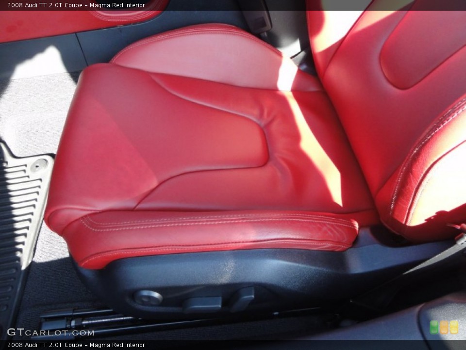 Magma Red Interior Photo for the 2008 Audi TT 2.0T Coupe #56335197