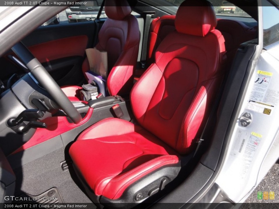 Magma Red Interior Photo for the 2008 Audi TT 2.0T Coupe #56335206
