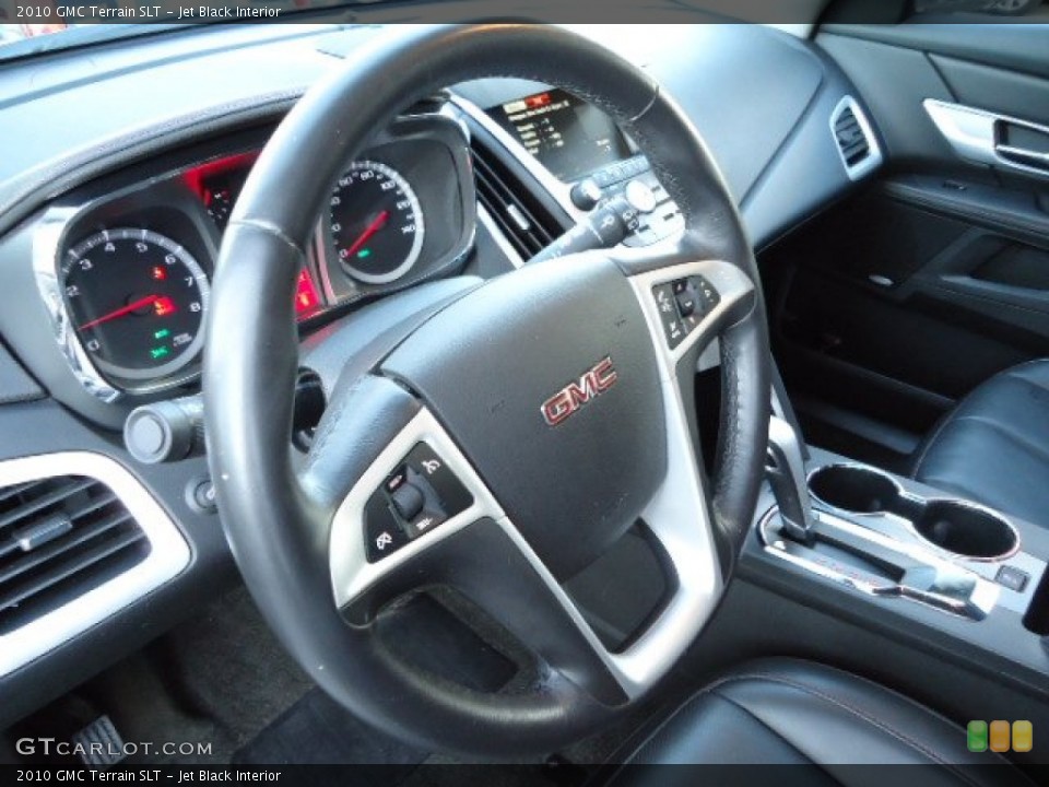 Jet Black Interior Steering Wheel for the 2010 GMC Terrain SLT #56339158