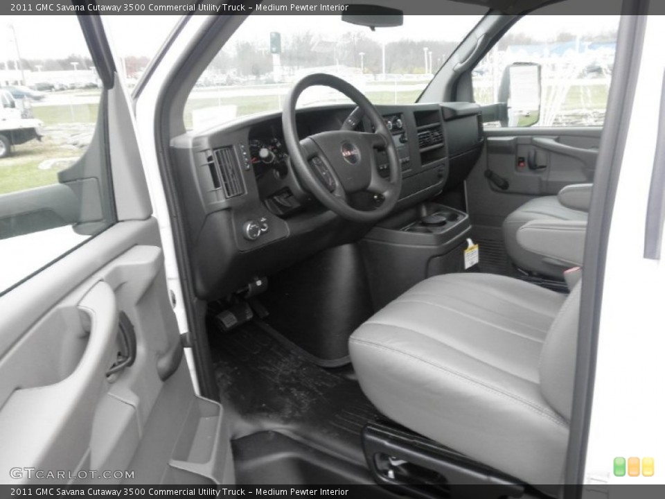 Medium Pewter Interior Photo for the 2011 GMC Savana Cutaway 3500 Commercial Utility Truck #56340004