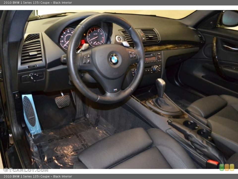 Black Interior Prime Interior for the 2010 BMW 1 Series 135i Coupe #56342116