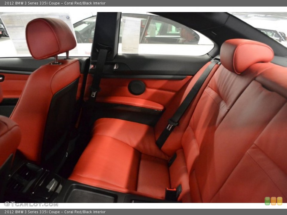 Coral Red/Black Interior Photo for the 2012 BMW 3 Series 335i Coupe #56342479