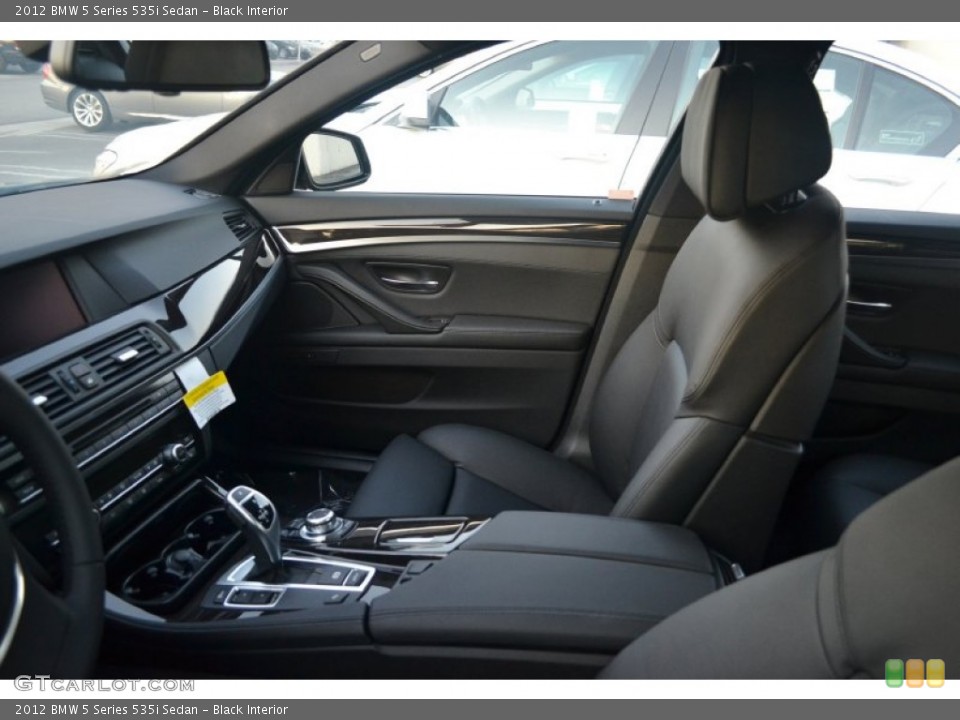 Black Interior Photo for the 2012 BMW 5 Series 535i Sedan #56343112