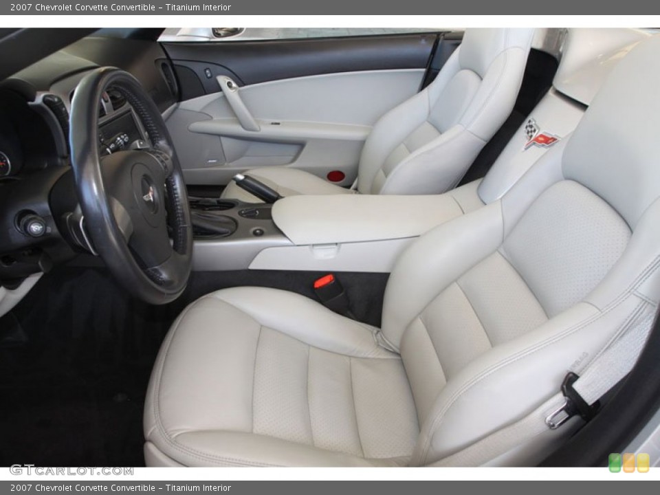 Titanium Interior Photo for the 2007 Chevrolet Corvette Convertible #56344567