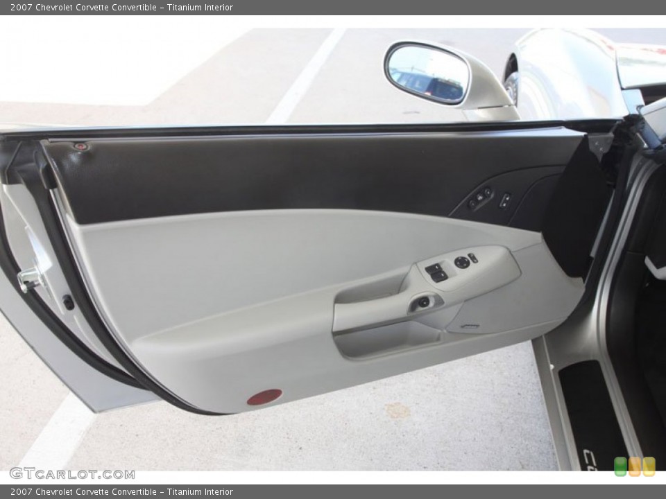 Titanium Interior Door Panel for the 2007 Chevrolet Corvette Convertible #56344638
