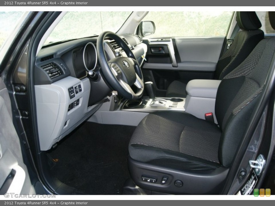 Graphite Interior Photo for the 2012 Toyota 4Runner SR5 4x4 #56345464