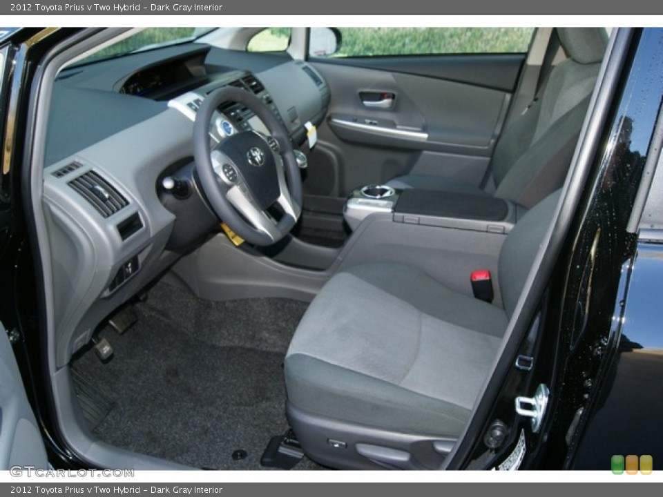 Dark Gray Interior Photo for the 2012 Toyota Prius v Two Hybrid #56345569