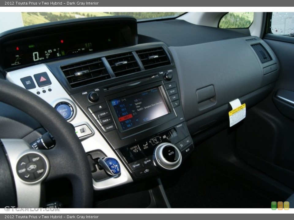 Dark Gray Interior Dashboard for the 2012 Toyota Prius v Two Hybrid #56345582