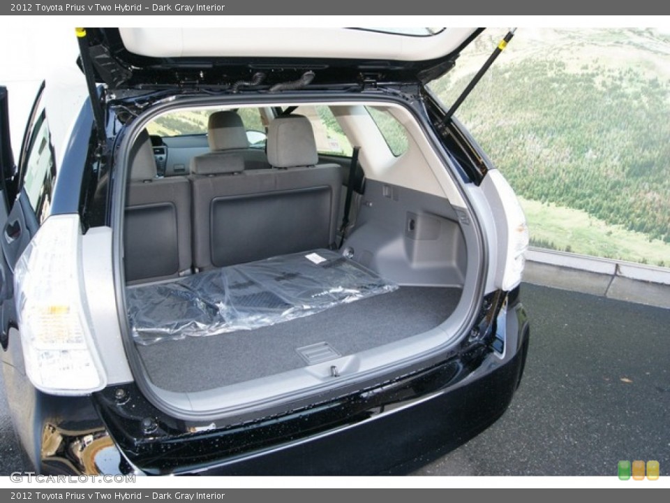 Dark Gray Interior Trunk for the 2012 Toyota Prius v Two Hybrid #56345614