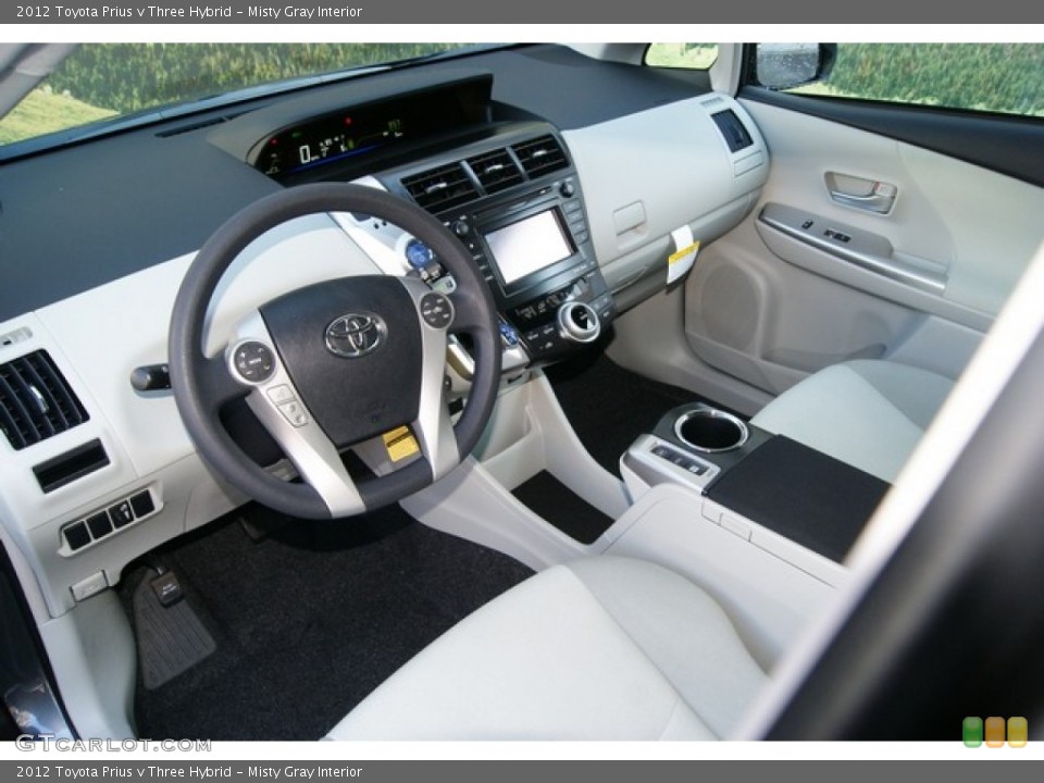 Misty Gray Interior Photo for the 2012 Toyota Prius v Three Hybrid #56345674