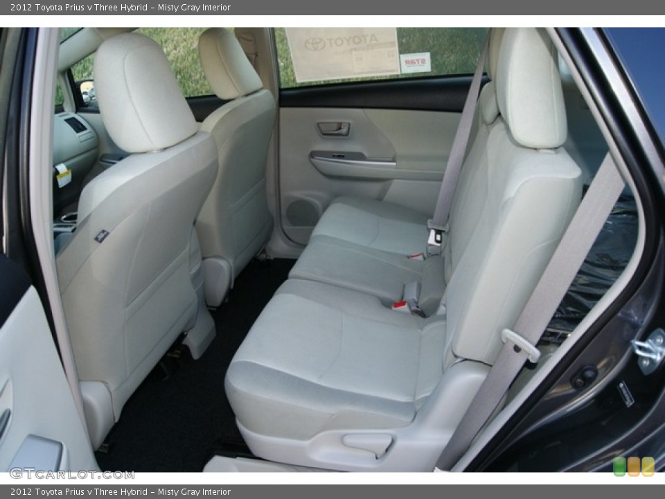 Misty Gray Interior Photo for the 2012 Toyota Prius v Three Hybrid #56345692