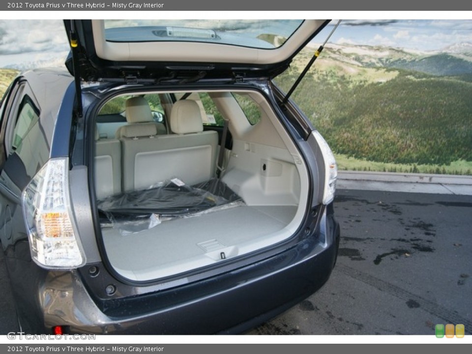 Misty Gray Interior Trunk for the 2012 Toyota Prius v Three Hybrid #56345704