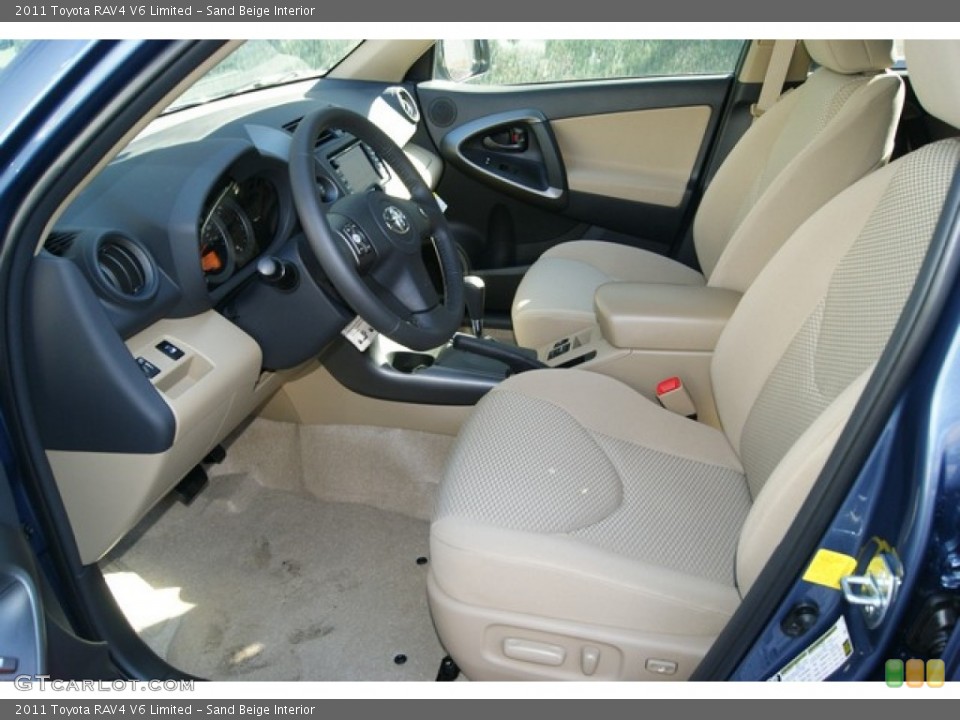 Sand Beige Interior Photo for the 2011 Toyota RAV4 V6 Limited #56345950