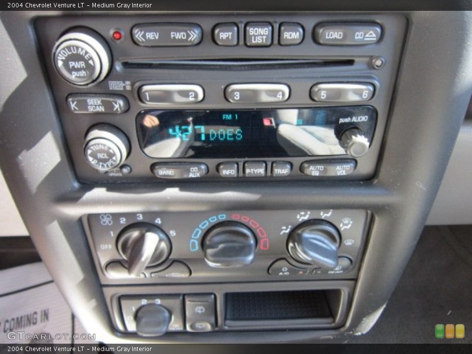 Medium Gray Interior Audio System for the 2004 Chevrolet Venture LT #56347154