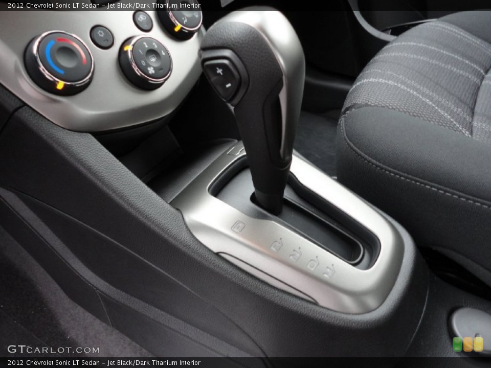 Jet Black/Dark Titanium Interior Transmission for the 2012 Chevrolet Sonic LT Sedan #56349924
