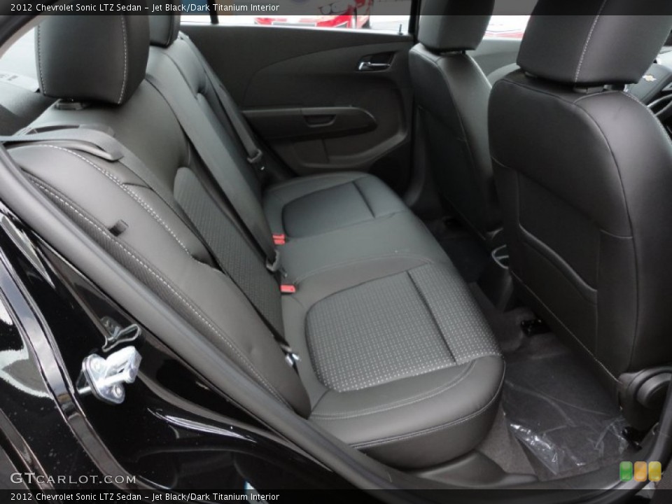 Jet Black/Dark Titanium Interior Photo for the 2012 Chevrolet Sonic LTZ Sedan #56350105