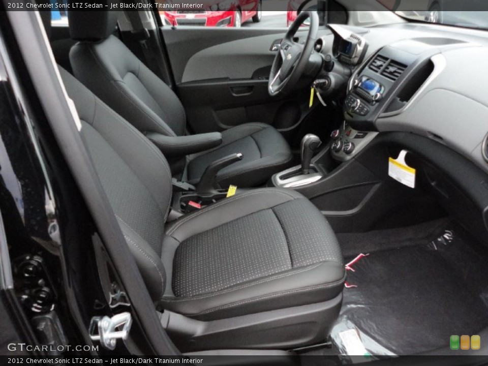Jet Black/Dark Titanium Interior Photo for the 2012 Chevrolet Sonic LTZ Sedan #56350114