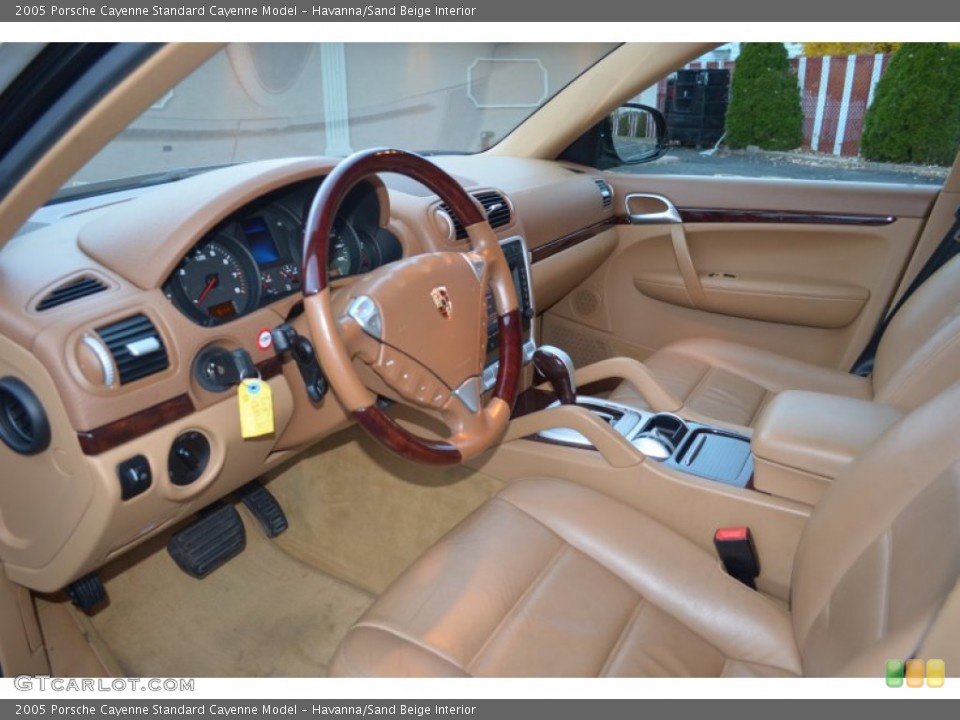 Havanna/Sand Beige Interior Photo for the 2005 Porsche Cayenne  #56352160