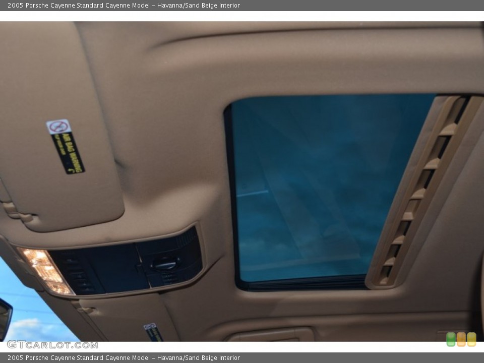 Havanna/Sand Beige Interior Sunroof for the 2005 Porsche Cayenne  #56352242