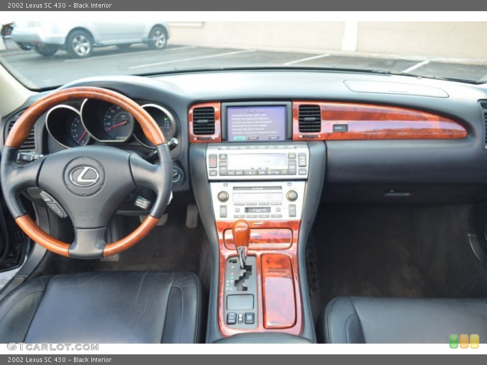 Black Interior Dashboard for the 2002 Lexus SC 430 #56353054