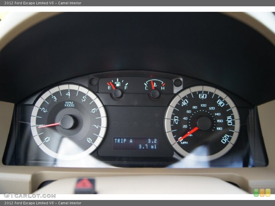 Camel Interior Gauges for the 2012 Ford Escape Limited V6 #56353997
