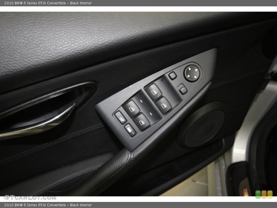 Black Interior Controls for the 2010 BMW 6 Series 650i Convertible #56355301