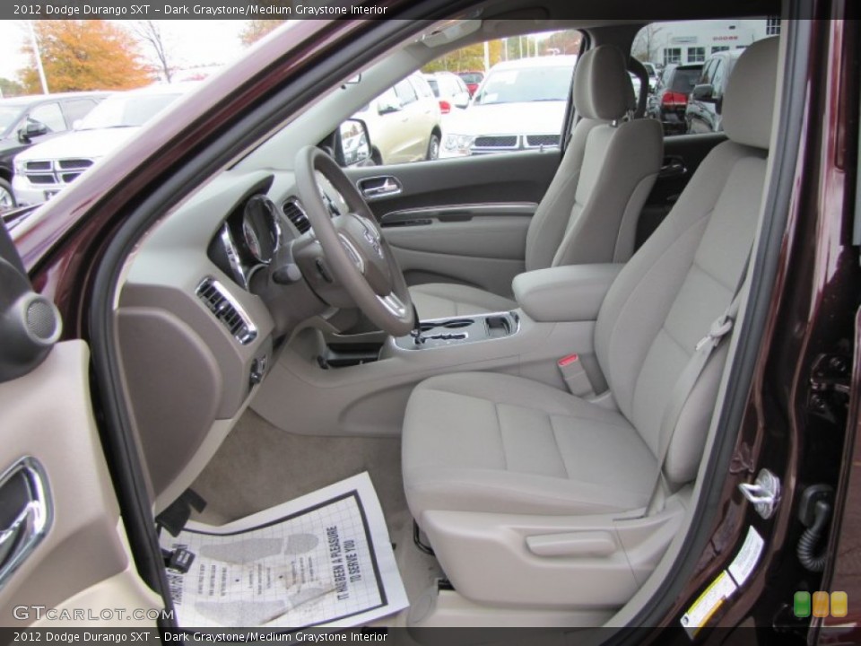 Dark Graystone/Medium Graystone Interior Photo for the 2012 Dodge Durango SXT #56355415