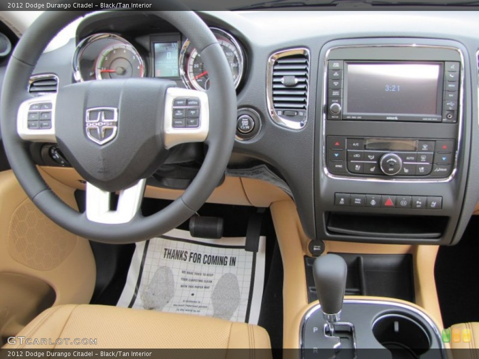 Black/Tan Interior Dashboard for the 2012 Dodge Durango Citadel #56355568