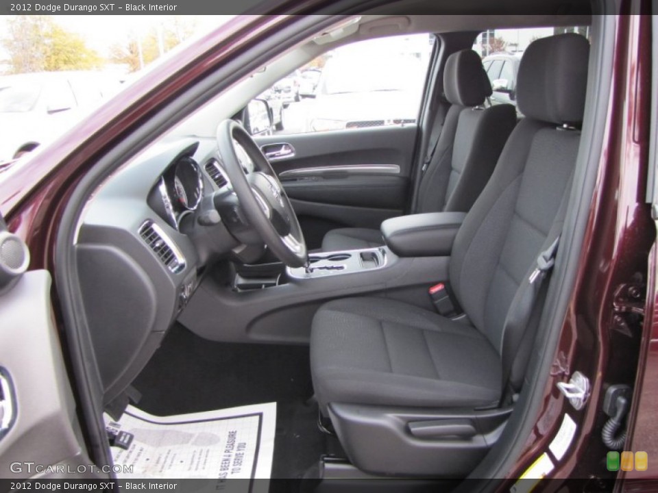 Black Interior Photo for the 2012 Dodge Durango SXT #56355670