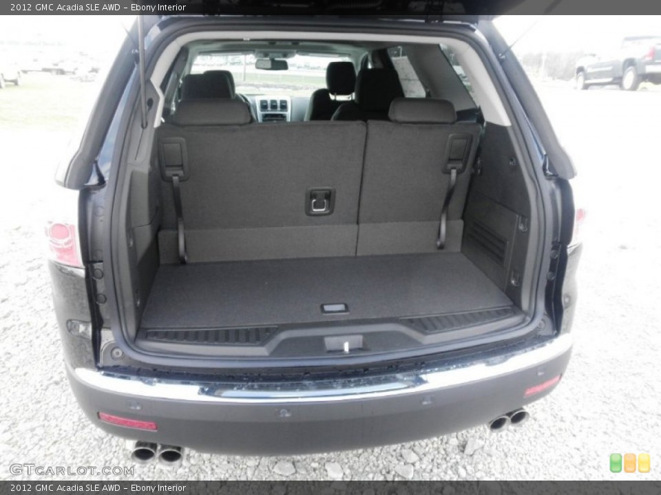 Ebony Interior Trunk for the 2012 GMC Acadia SLE AWD #56356654