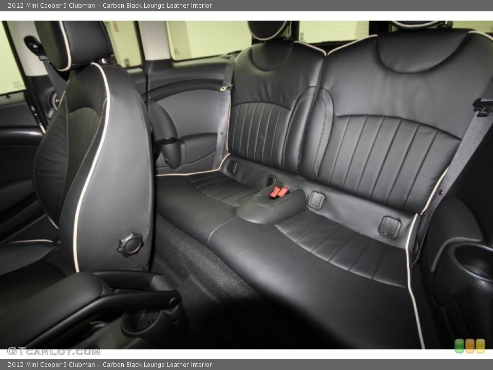 Carbon Black Lounge Leather Interior Photo for the 2012 Mini Cooper S Clubman #56358240