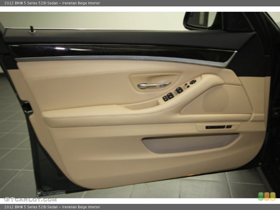 Venetian Beige Interior Door Panel for the 2012 BMW 5 Series 528i Sedan #56359489
