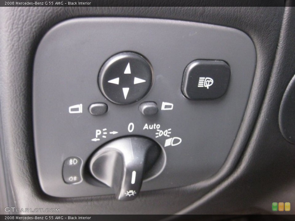 Black Interior Controls for the 2008 Mercedes-Benz G 55 AMG #56360080