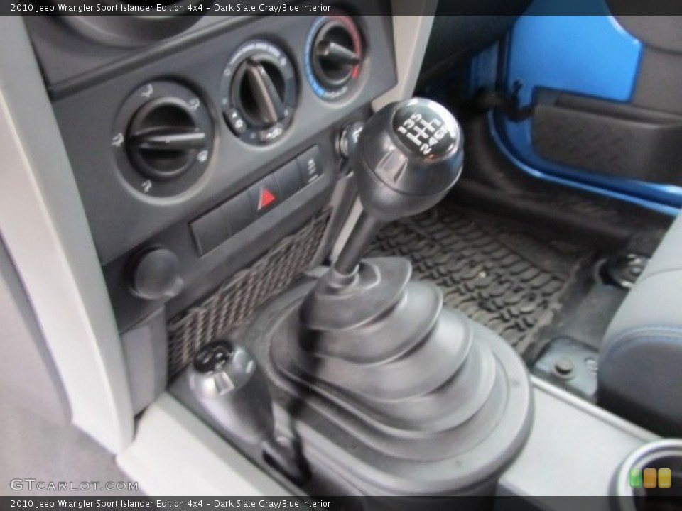 Dark Slate Gray/Blue Interior Transmission for the 2010 Jeep Wrangler Sport Islander Edition 4x4 #56360512